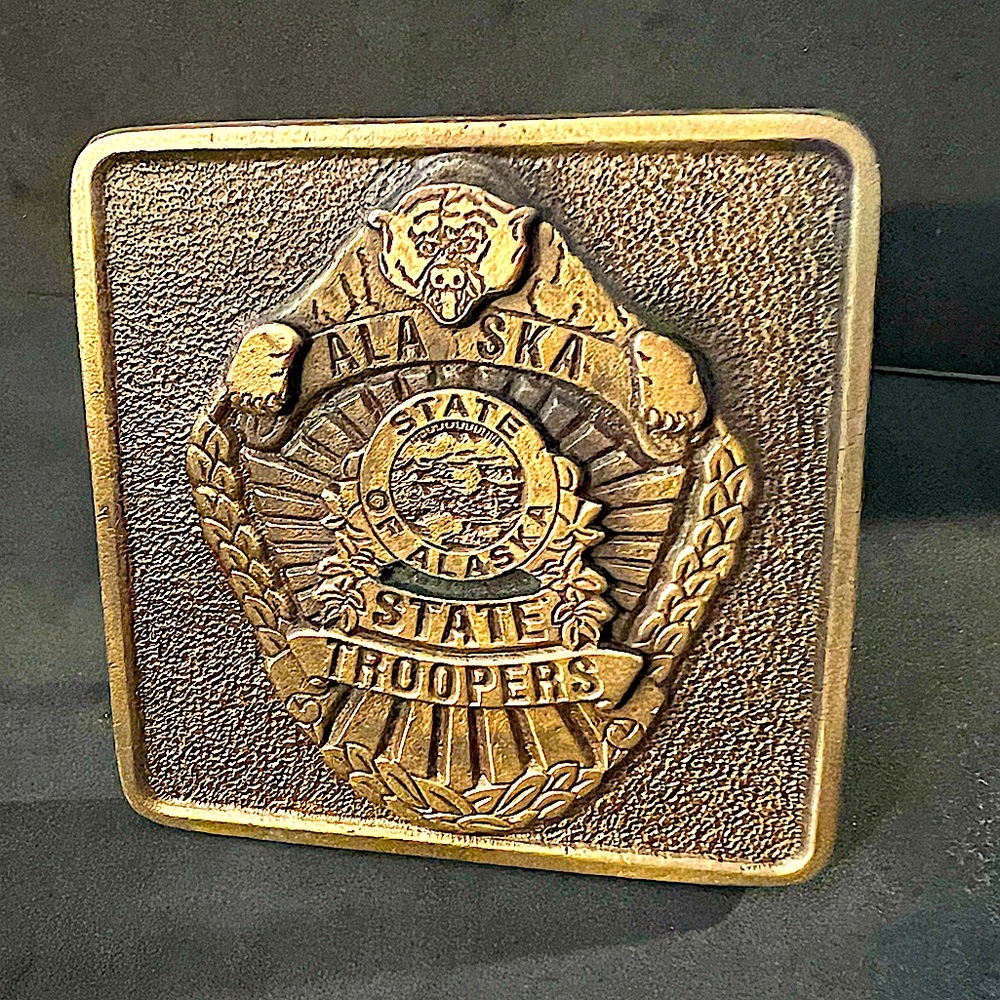 Alaska State Troopers Belt Buckle